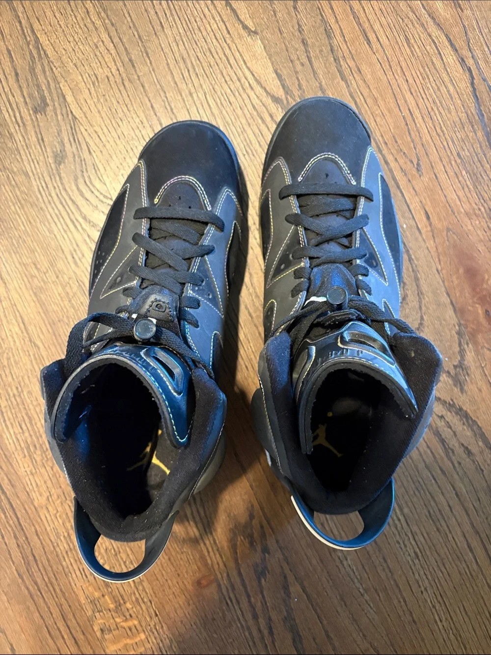 Air Jordan laker 6s size 12 worn in good condition no box